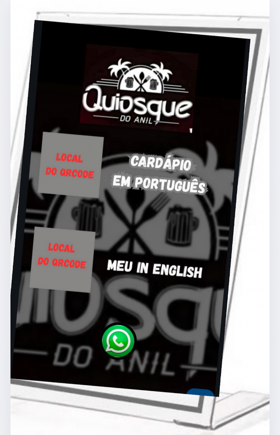 QR Code com apoiador